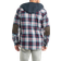 Legendary Whitetails Men's Camp Night Berber Lined Hooded Flannel Shirt Jacket - Night River Plaid