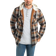 Legendary Whitetails Men's Camp Night Berber Lined Hooded Flannel Shirt Jacket - Porter Plaid