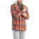 Legendary Whitetails Men's Camp Night Berber Lined Hooded Flannel Shirt Jacket - Cardinal Arrowood Plaid