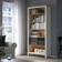 IKEA HEMNES Tinted White/Light Brown Bogreol 197cm