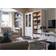 IKEA HEMNES Tinted White/Light Brown Bogreol 197cm