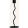 Cooee Design Curved Black Candlestick 9.1"