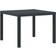 vidaXL Utebord Antracit 100x100x73 cm Poly Rattan