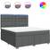 vidaXL 3294048 Grey Continental Bed 180x200cm