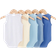 Shein SHEIN Set Of 5 Adorable And Colorful Warm-Toned Bodysuits For Baby Boys, Suitable For Outdoor Activities, Vacation And Holidays In Spring And Summer