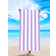 Shein 1pc Simple Striped Beach Towel, Extra Large Quick-Dry Lightweight Absorbent Beach Blanket, Sand Proof Travel Swim Pool Yoga Gym Sports Towel, Beach Holiday Essential Gift Towel Purple, White (150x75cm)