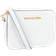 Michael Kors Jet Set Large Saffiano Leather Crossbody Bag - Optic White