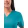 Adar Womens Pro Elevated V-Neck Scrub Top - Teal Blue