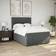 vidaXL 3291692 Dark Grey Frame Bed 140x200cm