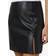 Noisy May Coated High Waisted Skirt - Black