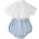 Shein Souflis Baby Boy's Elegant Gentleman Romper, Summer