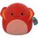 Jazwares Squishmallows SQCR05415 30 cm 12-tums Maxie The Red Frilled Lizard, flerfärgad
