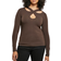 Urban Classics Crossed Cut Out Long Sleeve T-shirt - Brown