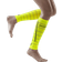 CEP Women Reflective Calf Sleeves - Neon Yellow/Silver