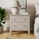Dunelm Lynton Natural Bedside Table 39.5x65cm