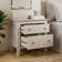 Dunelm Lynton Natural Bedside Table 39.5x65cm