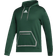 adidas Men's Team Issue Pullover Hoodie - Dark Green