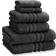 Catherine Lansfield Zero Twist Bath Towel Grey (140x90cm)