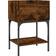 vidaXL 825897 Smoked Oak Bedside Table 31x40.5cm
