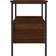 vidaXL 826051 Brown Oak Sängbord 36x34cm