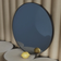 AYTM Circum Grey/Black Wall Mirror 70cm