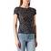 Urban Classics Ladies Mesh Tee T-Shirt - Asphalt/Black