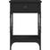 vidaXL 826335 Black Bedside Table 42x40cm