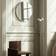 ferm LIVING Pond Dark Chrome Wall Mirror 52x50cm