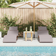 vidaXL Sun Loungers with Cushions 2 Pcs Taupe Acacia