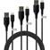 SpeedLink USB-A to USB-C Cable Set Black