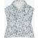 Elodie Ivory Blue Garden Leo Toile Print Towel
