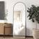 Elemango Arched Black Floor Mirror 53x162cm