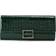 Carvela Jessica Croc Embossed Clutch Bag - Dark Green