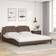 vidaXL 3208882 Brown Rammeseng 180x200cm