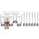WMF clever & more latte macchiato Milchkaffee-Glas 28cl 12Stk.