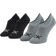 Calvin Klein Logo Invisible Socks 2-pack - Black/Grey