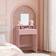 Vasagle Kailyn Candy Pink Dressing Table 40x60cm