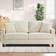 17 Stories Corduroy Beige Sofa 452.1cm 2 Seater