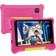 Ainmel Kids Tablet 7 inch, Android 13 Tablets for Kid, 5GB RAM+32GB ROM 128GB Expand, Parental Control, Kids Software Pre-Installed, Dual Camera, Android Learning Tablet with Proof Case (Pink)