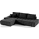 Beautysofa Draco Dark Gray Sofa 265cm 5-Sitzer