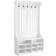 Vasagle Hallway Cabinet White Skoställ 100x180cm