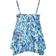 Yours Curve Wrap Tankini Top - Blue