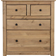 SECONIQUE Panama Brown Chest of Drawer 80x83.5cm