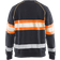 Blåkläder 3359 Hi-Vis Sweater - Mid Grey/Orange