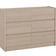 SECONIQUE Paris Beige Chest of Drawer 120x88cm