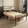 Homcom Single Metal Headboard and Footboard 90x190cm