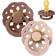 Bibs Boheme Latex Pacifier Size 2 6-18m 2-pack Woodchuck/Blush