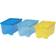 IKEA Glis Box with Lid Yellow/Blue