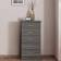 SECONIQUE Nevada Black Chest of Drawer 50x93cm