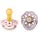 Bibs Boheme Latex Pacifier Size 2 6-18m 2-pack Blossom/Dusky Lilac